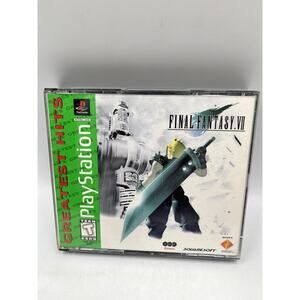 Final Fantasy VII 7 PS1 (PlayStation 1, 1997) CIB Complete Tested Working
